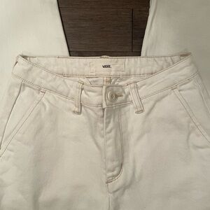 Vans women’s pants, white
